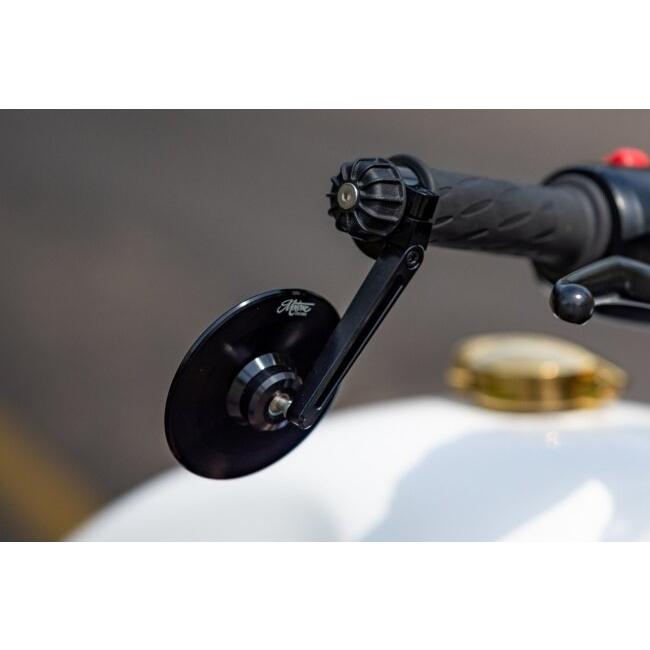 Motone Customs モートーンカスタムズ バーエンドミラー サイズ