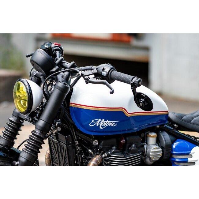 トライアンフバーエンドミラー Motone Customs モートーンカスタムズ バーエンドミラー サイズ