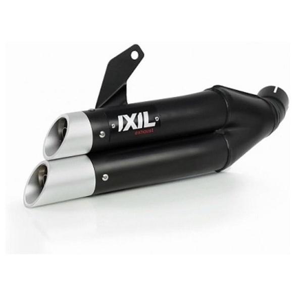 IXIL イクシル スリップオンマフラー デュアルハイパーロー コンプリート：ブラックHTペイント(L3XB) X350 HARLEY-DAVIDSON ハーレーダビッドソン マフラー | ブランド登録なし | 02