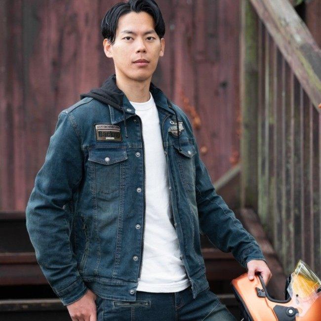   フード付き デニムジャケット Hooded DenimJacket | フード付き デニムジャケット | デニムパーカー