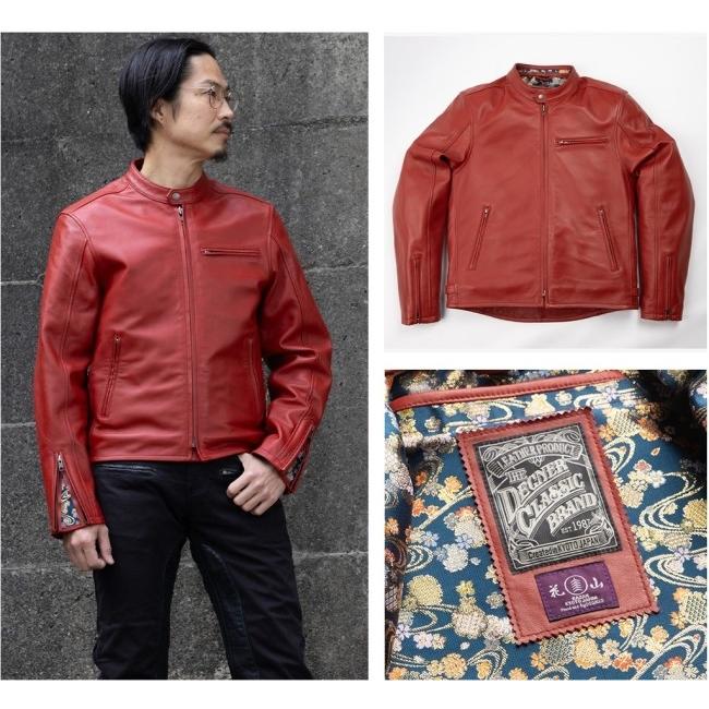 DEGNER デグナー 花山金襴×レザージャケット／Kimono Brocade Leather Jacket サイズ：L レザージャケット ジャケット アパレル | DEGNER | 15