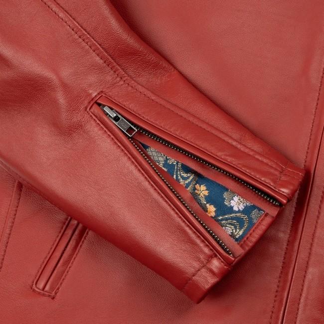 DEGNER デグナー 花山金襴×レザージャケット／Kimono Brocade Leather Jacket サイズ：L レザージャケット ジャケット アパレル | DEGNER | 07