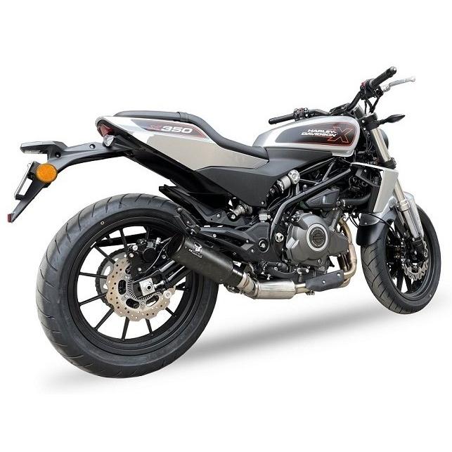 IXRACE アイエックスレース スリップオンマフラー ラウンド マフラータイプ：DCX X350 HARLEY-DAVIDSON ハーレーダビッドソン マフラー | ブランド登録なし