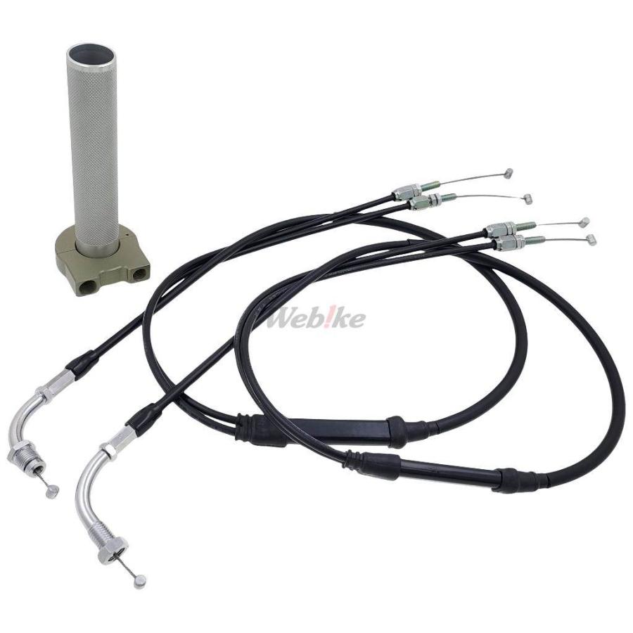 JB POWER(BITO R&D) JBパワー(ビトーR&D) スロットルホルダー＆ワイヤーセット カラー：ハードアルマイト ワイヤーキット ハンドル周辺パーツ ハンドル | JBーPOWER