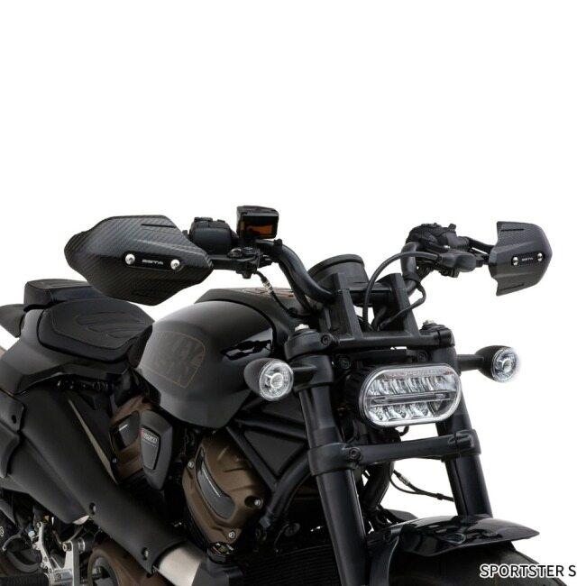 ZETA Sonic Handguard バイク用ハンドガード ZETA ジータ ソニックハンドガード オプションカーボンプロテクター