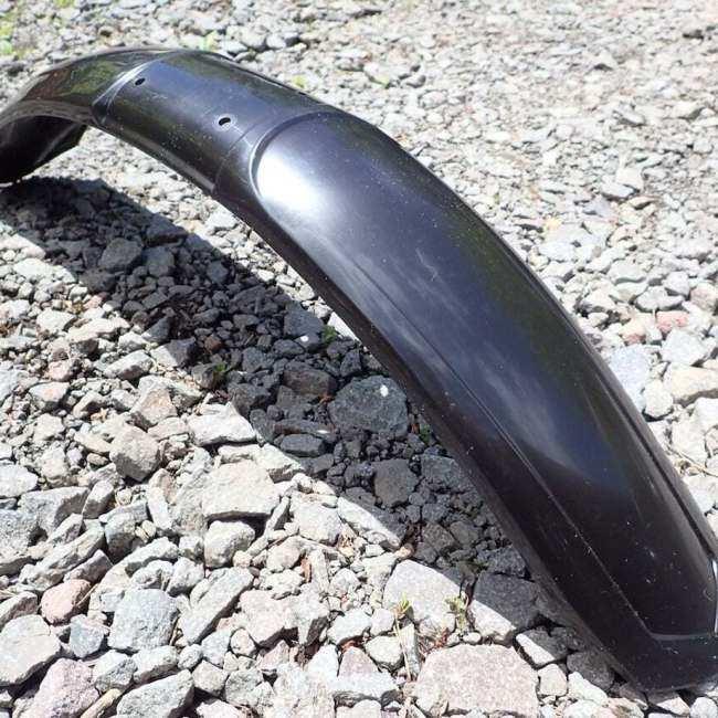 セロー250 フロントフェンダー　ブラック‼️ 工房きたむら コウボウキタムラ フロントダウンフェンダー