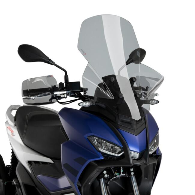 Puig プーチ V-TECH LINE ツーリングスクリーン (Windshield V-Tech Line Touring) カラー：スモーク SR 125 (APRILIA) GT 200 Sport SPORT APRILIA アプリリア | Puig | 02