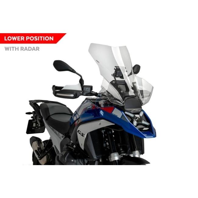 Puig プーチ ツーリングスクリーン (Touring Screen)ACC/レーダー付きモデル対応 カラー：クリア R1300GS OPTION 719 TRAMONTANA TRIPLE BLACK TROPHY BMW 外装 | Puig | 03