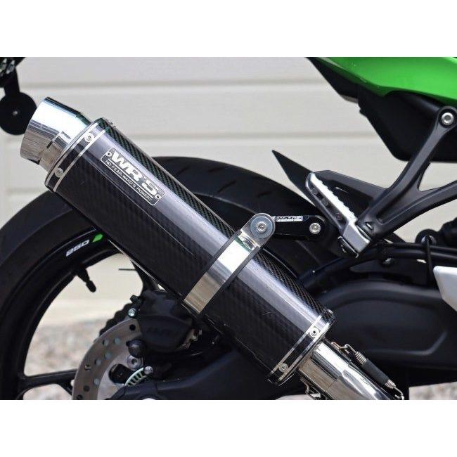 WR's カーボン マフラー WR'S WR'S ダブルアールズ ラウンド(真円)サイレンサー タイプ