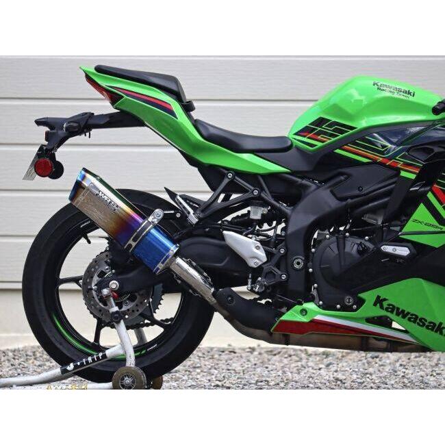 YZF-R25 WR’S マフラー SS-OVALタイプ 焼色チタン WR'S（ダブルアールズ） WR'S SS-OVALチタンサイレンサー タイプ：SS