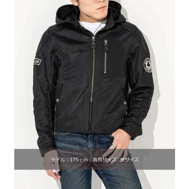 ACE CAFE LONDON（エースカフェロンドン） フーデッド ライドメッシュ