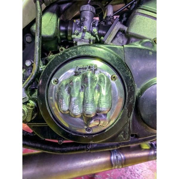 RZ250クラッチカバー ヒヅキモータース クラッチカバー RZ250 RZ350 YAMAHA ヤマハ エンジン