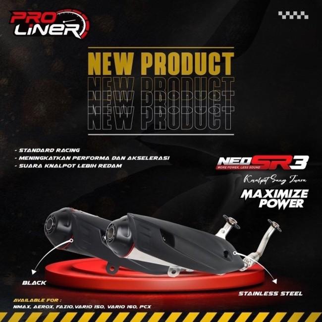 Pro Liner プロライナー NEO SR-3 フルエキゾーストマフラー FAZIO Color：Silver FAZZIO125 YAMAHA ヤマハ マフラーの画像