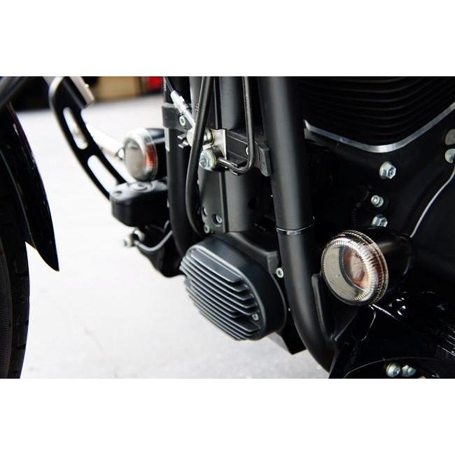 TRIJYA トライジャ ウインカーステー カラー：クローム SOFTAIL SLIM S FXCW ロッカー FXSB HARLEY-DAVIDSON ハーレーダビッドソン ウインカーステー・マウント