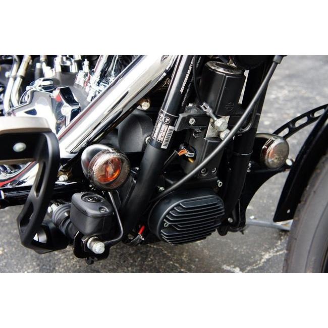 TRIJYA トライジャ ウインカーステー カラー：クローム SOFTAIL SLIM S FXCW ロッカー FXSB HARLEY-DAVIDSON ハーレーダビッドソン ウインカーステー・マウント