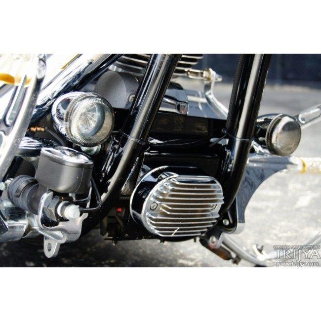 TRIJYA トライジャ ウインカーステー カラー：ブラック SOFTAIL FXCW