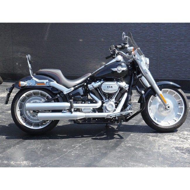 TRIJYA トライジャ ガンファイターシート コンチョ：ブラック FLFB ファットボーイ FLFBS HARLEY-DAVIDSON ハーレーダビッドソン シート シート関連 外装_1