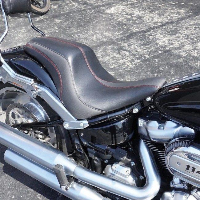 TRIJYA トライジャ ガンファイターシート コンチョ：ブラック FLFB ファットボーイ FLFBS HARLEY-DAVIDSON ハーレーダビッドソン シート シート関連 外装_2