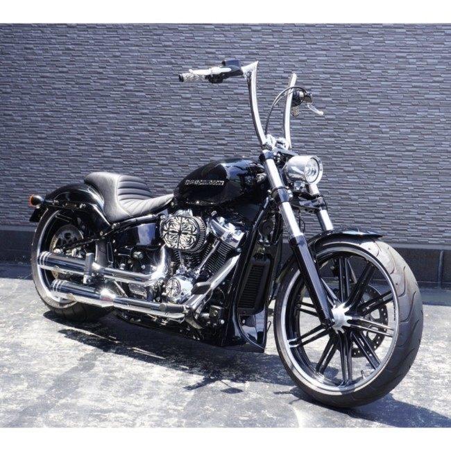 TRIJYA トライジャ ガンファイターシート コンチョ：ブラック FXBR ブレイクアウト FXBRS HARLEY-DAVIDSON ハーレーダビッドソン シート シート関連 外装_2
