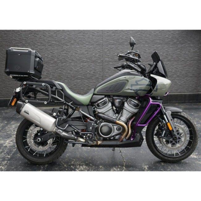TRIJYA トライジャ ダブルシート シートカラー：グリーン / コンチョカラー：ゴールド Pan America 1250 Special HARLEY-DAVIDSON ハーレーダビッドソン シート_4