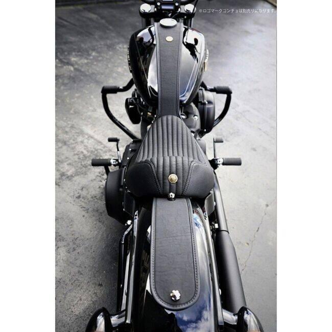 Harley Davidson マットブラックタンクカバー TRIJYA トライジャ タンクカバー FXBB ストリートボブ FXBBS HARLEY