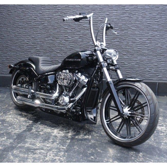 TRIJYA トライジャ ガンファイターシート コンチョ：ブラック FXBR ブレイクアウト FXBRS HARLEY-DAVIDSON ハーレーダビッドソン シート シート関連 外装