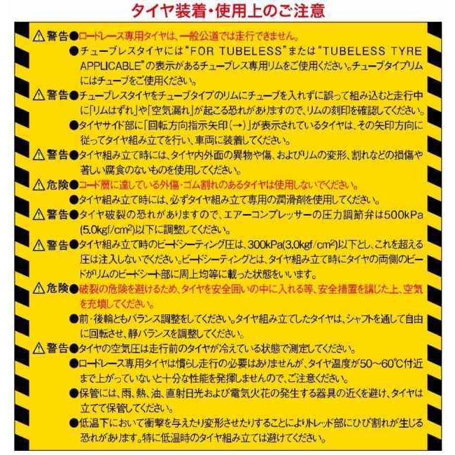 DUNLOP ダンロップ SPORTMAX SLICK 【90/80R17】 スポーツマックス スリック タイヤ コンパウンド：HARD(ハード) NS-1 GSX-S125 GSX-R125 SDR200 SRX250 TZR125 | DUNLOP | 03