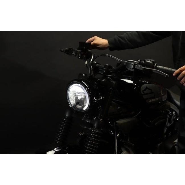 GLEAMING WORKS グリーミンワークス サイドマウントヘッドライトキット ナイトスター RH975 HARLEY-DAVIDSON ハーレーダビッドソン ヘッドライト 灯火類 電装系 | GLEAMING WORKS | 08