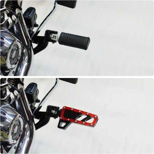 Custom Factory Noy’s カスタムファクトリーノイズ フットペグ(ヒールマウント付き) カラー：ブラック M8ソフテイル RH975 RH1250S フットペグ ステップ | ブランド登録なし | 04