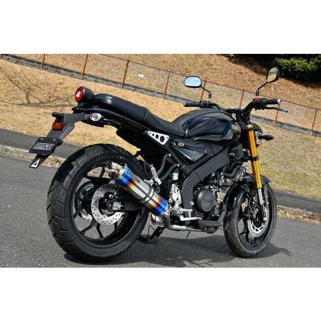 BEAMS ビームス R-EVO フルエキゾーストマフラー サイレンサー：ヒートチタン XSR125 YAMAHA ヤマハ マフラー | BEAMS | 02