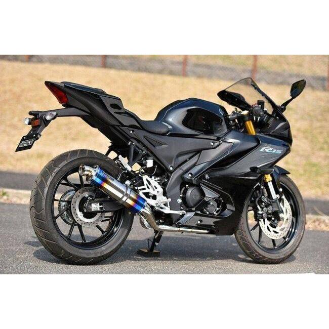 BEAMS ビームス R-EVO フルエキゾーストマフラー サイレンサー：ヒートチタン YZF R-125 R-15 YAMAHA ヤマハ マフラー | BEAMS | 03