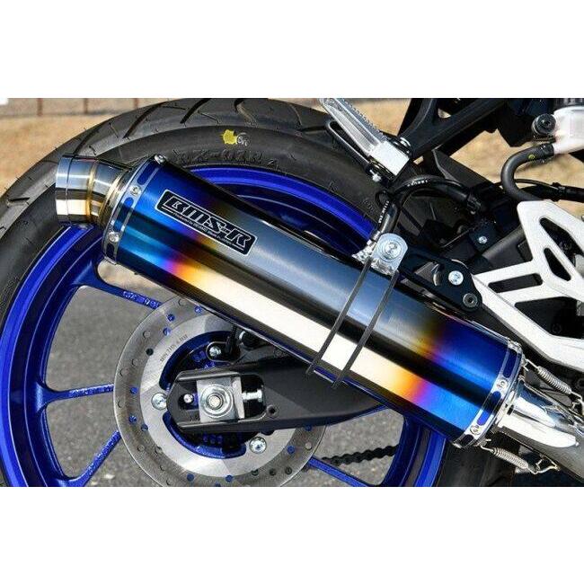 BEAMS ビームス R-EVO フルエキゾーストマフラー サイレンサー：ヒートチタン YZF R-125 R-15 YAMAHA ヤマハ マフラー | BEAMS | 07