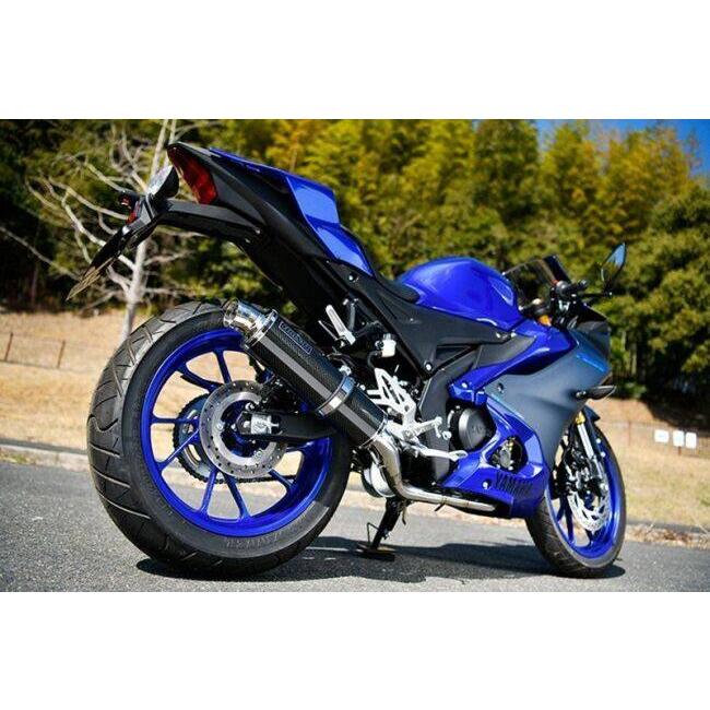 BEAMS ビームス R-EVO フルエキゾーストマフラー サイレンサー：カーボン YZF R-125 R-15 YAMAHA ヤマハ マフラー | BEAMS | 01