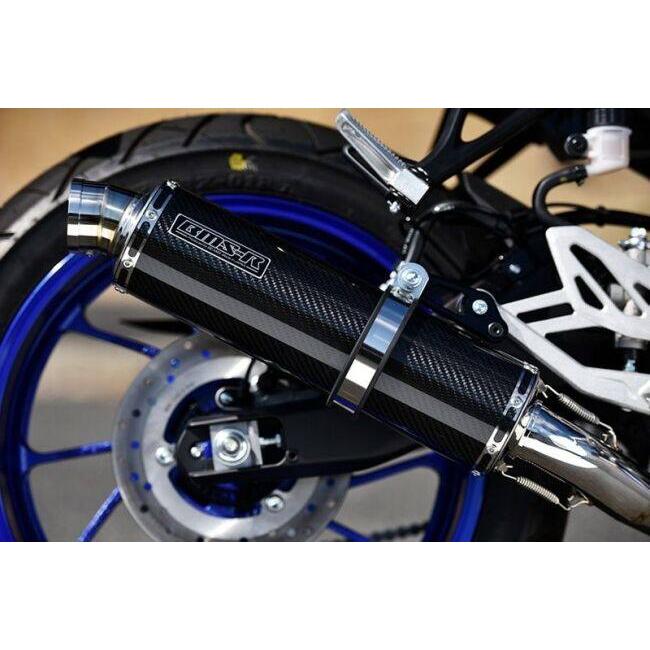 BEAMS ビームス R-EVO フルエキゾーストマフラー サイレンサー：カーボン YZF R-125 R-15 YAMAHA ヤマハ マフラー | BEAMS | 09