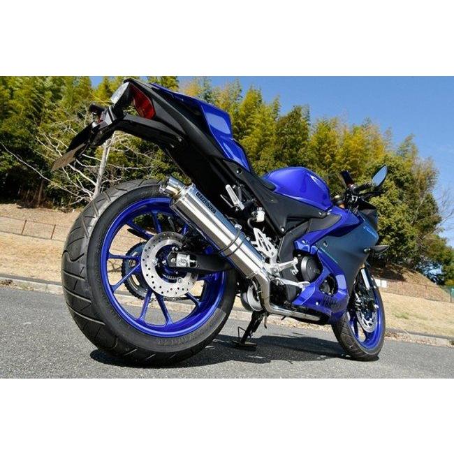 BEAMS ビームス R-EVO フルエキゾーストマフラー サイレンサー：ステンレス YZF R-125 R-15 YAMAHA ヤマハ マフラー_1