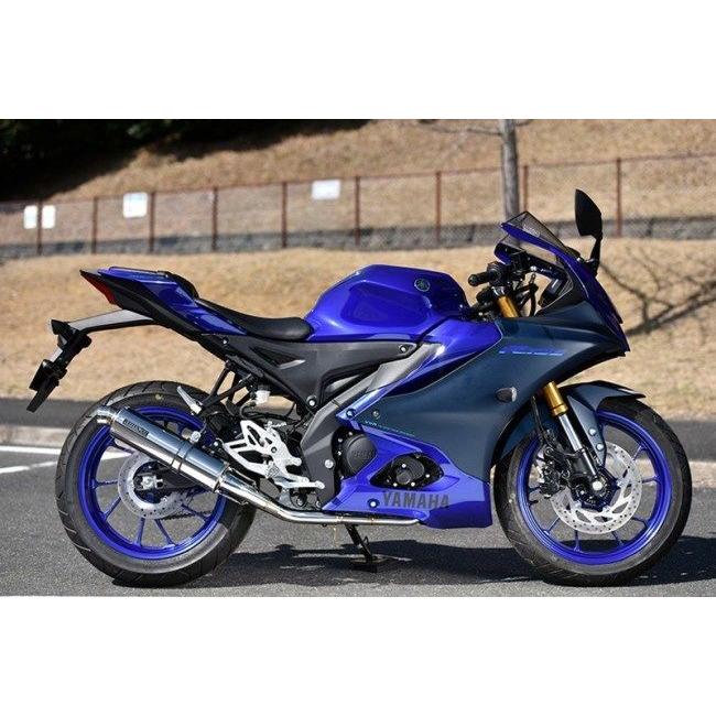 BEAMS ビームス R-EVO フルエキゾーストマフラー サイレンサー：ステンレス YZF R-125 R-15 YAMAHA ヤマハ マフラー_5