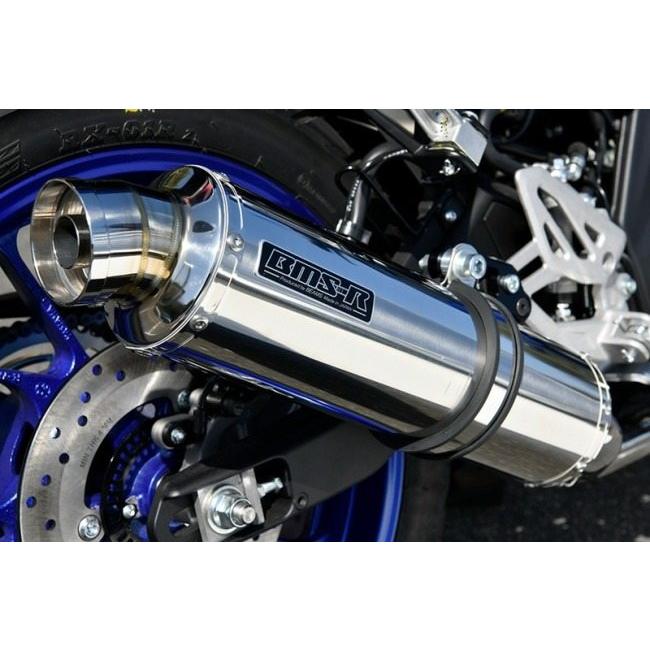 BEAMS ビームス R-EVO フルエキゾーストマフラー サイレンサー：ステンレス YZF R-125 R-15 YAMAHA ヤマハ マフラー_6