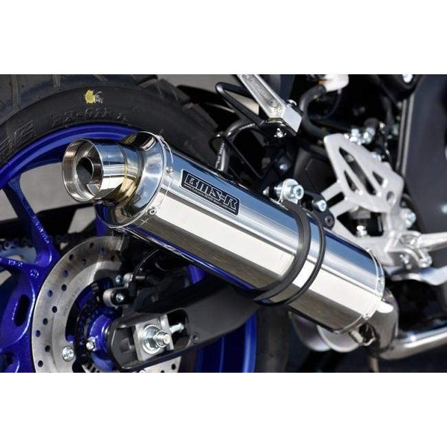 BEAMS ビームス R-EVO フルエキゾーストマフラー サイレンサー：ステンレス YZF R-125 R-15 YAMAHA ヤマハ マフラー_8