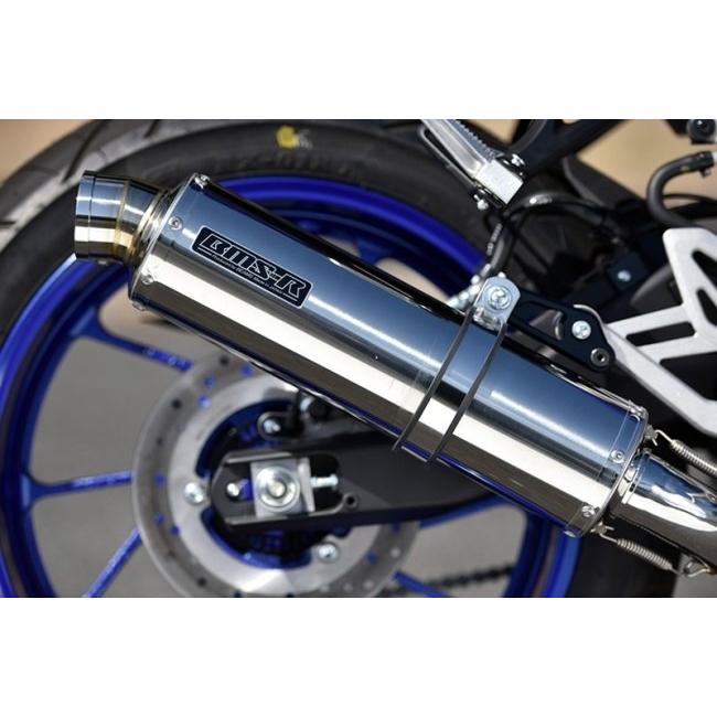 BEAMS ビームス R-EVO フルエキゾーストマフラー サイレンサー：ステンレス YZF R-125 R-15 YAMAHA ヤマハ マフラー_9