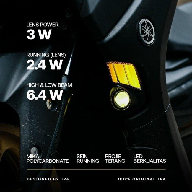 JPA ジェイピーエー LED Front Blinker Pro J Type DRL Color：White N