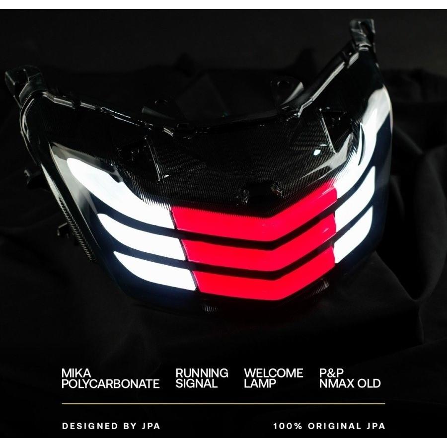 NMAX JPA ウィンカー　テールランプ　N MAX JPA ジェイピーエー Fin Stop Lamp DRL Color：White N-MAX YAMAHA