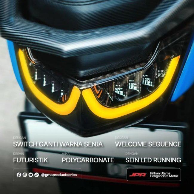 JPA ジェイピーエー Stop Lamp XMAX Style DRL Color：Blue N-MAX YAMAHA ヤマハ テールランプ 灯火類 電装系 | ブランド登録なし | 03