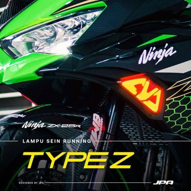 JPA ジェイピーエー Front Blinker Type Z DRL Color：Red ZX-25R