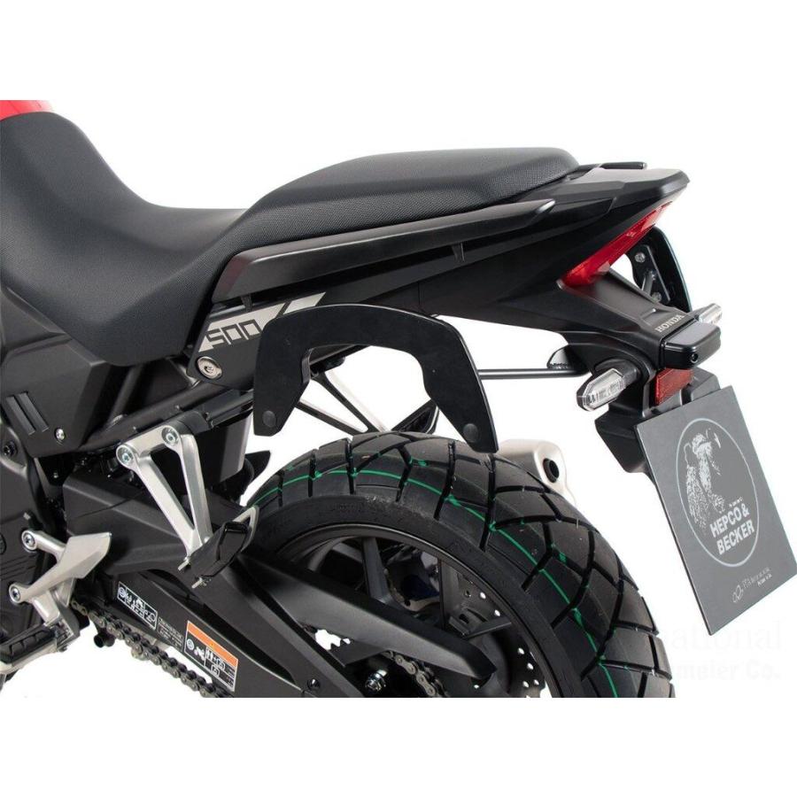 HEPCO＆BECKER ヘプコ＆ベッカー サイドソフトケースホルダー 「C-Bow」 NX400 NX500 HONDA ホンダ バッグ・ボックス取り付けステー 車体用バッグ・ケース | ヘプコ＆ベッカー