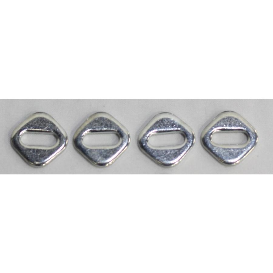 COOCASE クーケース 樹脂ケースベース用 補修スクエアワッシャー 4枚セット その他トップケース・テールボックスオプション・補修部品 車体用バッグ・ケース | COOCASE