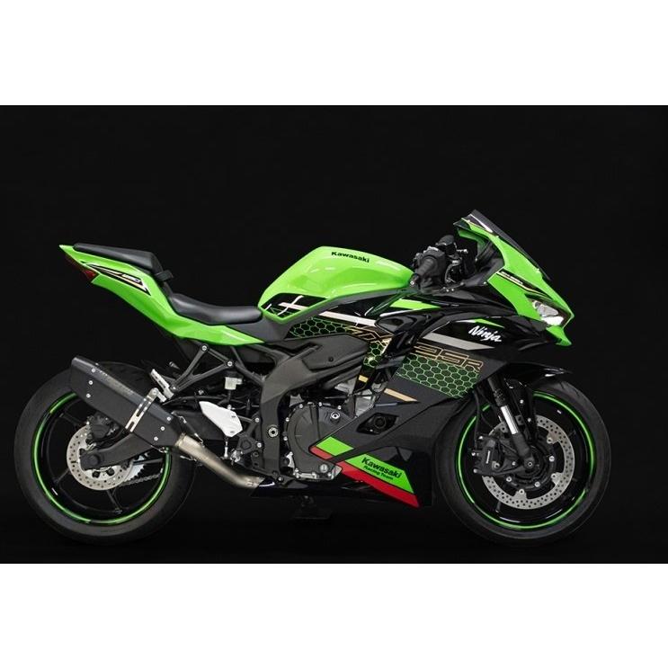 TRICKSTAR トリックスター レーシングコンバートキット IKAZUCHIショート サイレンサータイプ：IKAZUCHI ブラックエディション ZX-25R ZX-4R ZX-4RR マフラー | TRICK STAR