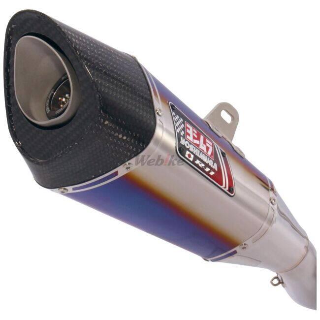 H*A様 YOSHIMURA R-11 サイレンサー チタンブルー ヨシムラ（YOSHIMURA） 機械曲R-11 サイクロン 1エンド EXPORT SPEC