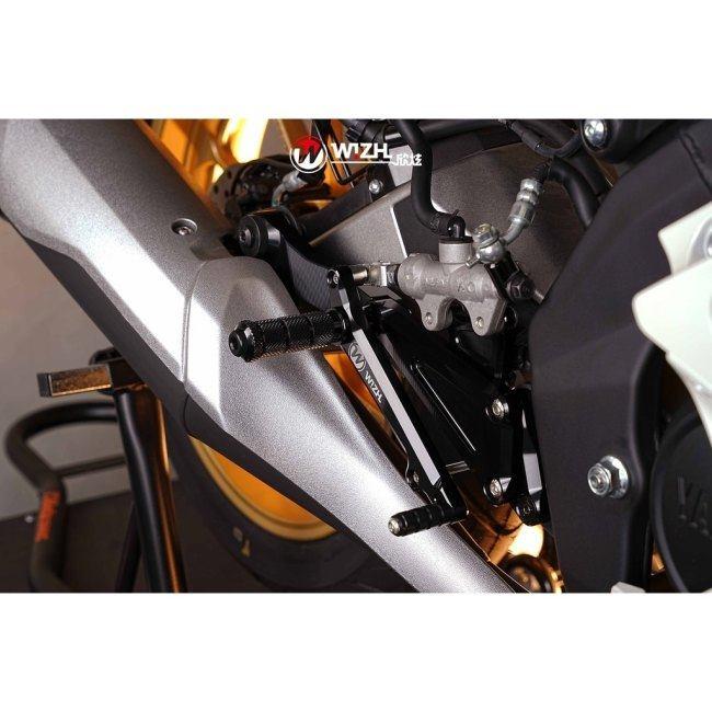 WIZH ウィズ SEV1 バックステップ YZF-R125/R15 V4/M (21-) (QS) Color：Black YZF-R125 YZF-R15 YZF-R15M YAMAHA ヤマハ ステップ 足回り | ウィズ（Karrimor） | 06