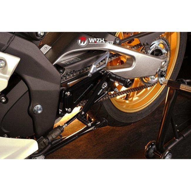 WIZH ウィズ SEV1 バックステップ YZF-R125/R15 V4/M (21-) (QS) Color：Black YZF-R125 YZF-R15 YZF-R15M YAMAHA ヤマハ ステップ 足回り | ウィズ（Karrimor） | 07