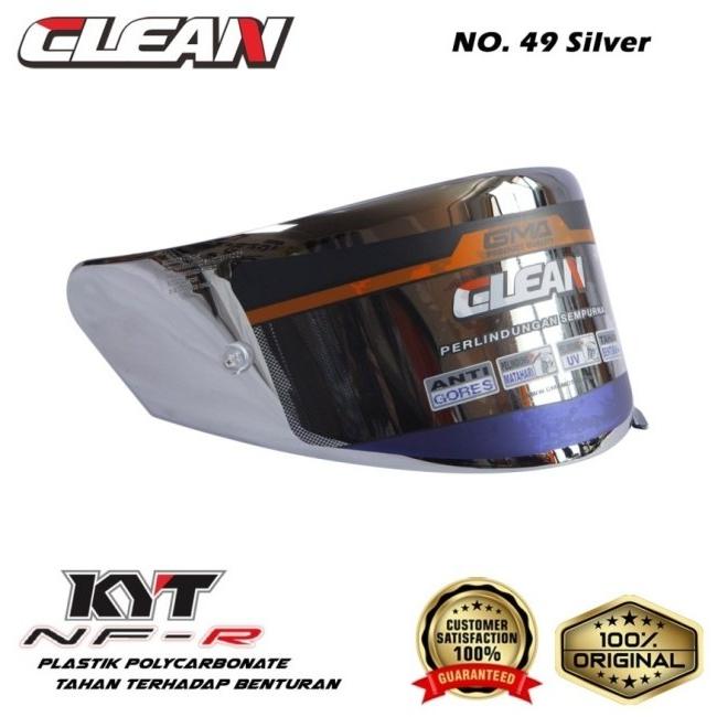 Clean クリーン Helmet Visor Iridium No.49 NF-R NZ-Race NX-Race ヘルメットシールド ヘルメット | ブランド登録なし | 02